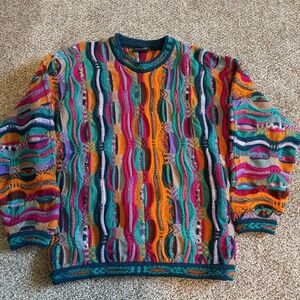 Vintage COOGI Retro Knit Sweater Men's Small